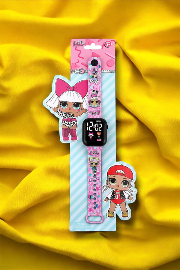 L.O.L. Surprise! Miniflak Licensed Digital LED Kids Watch – Pink  (LOL5091)